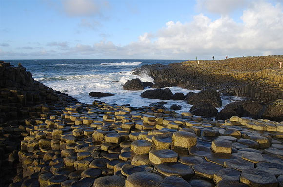 Giant's Causeway, Northern Ireland. Hexagonal basalts.