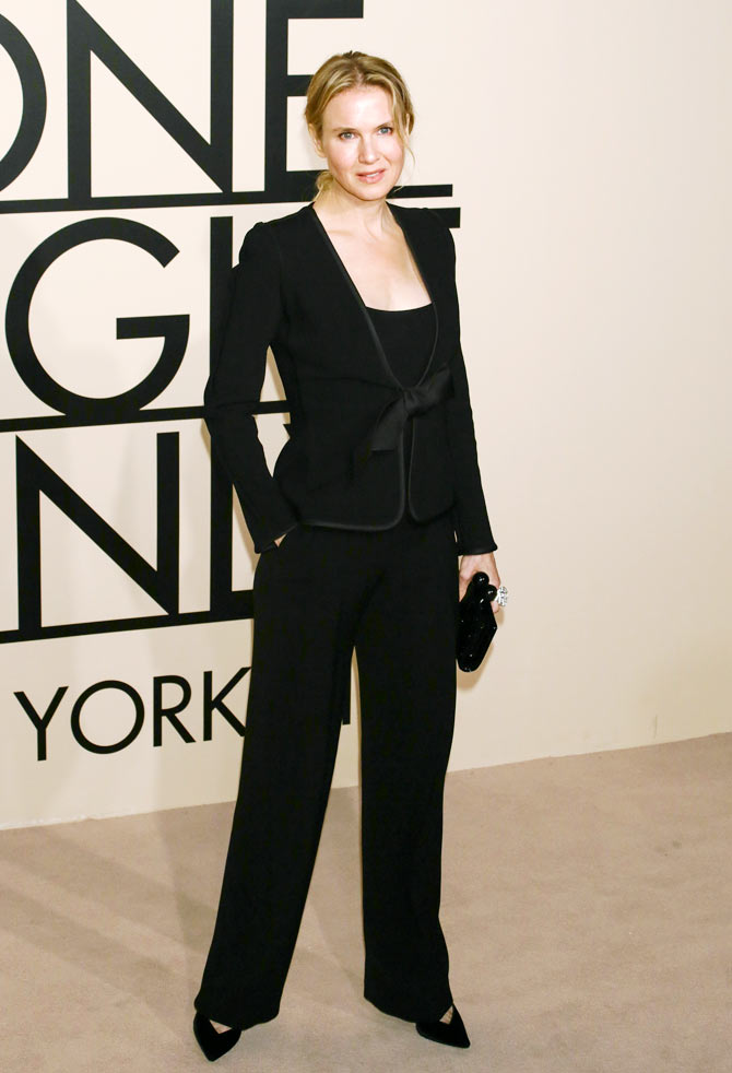 Actress Renee Zellweger attends Giorgio Armani - One Night Only New York at SuperPier in New York.