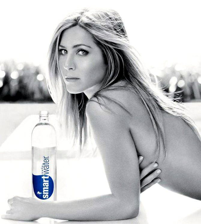 A file picture of Jennifer Aniston starring in a ad campaign for Smartwater.