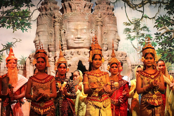 Dancers at the Royal Angkor Resort, Siem Reap, Cambodia