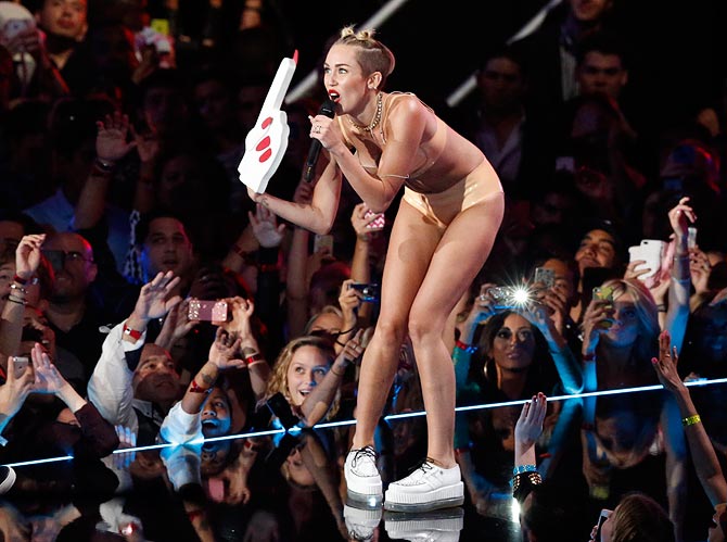 'Twerk' became popular courtesy Miley Cyrus' MTV VMA performance.
