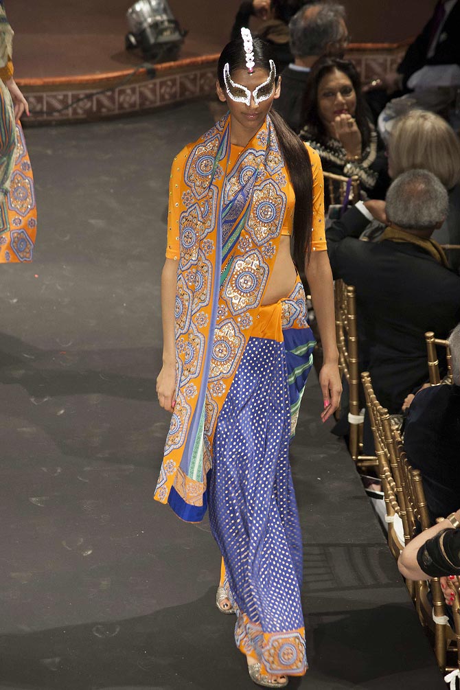 Saris, Anarkalis and more: Manish Arora goes all-Indian in NY