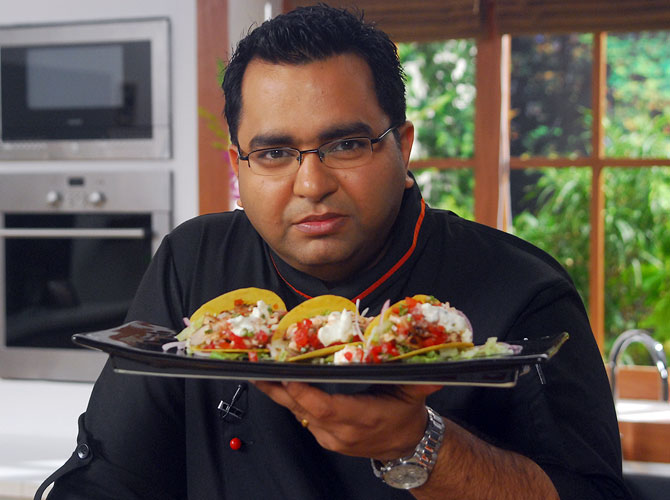 Chef Ajay Chopra tosses up a mean feast on FoodFood Channel's show Hi Tea