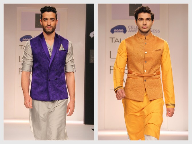 Embrace the waist jacket and try out bright colours, says Rajat Suri.
