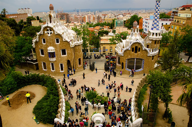 Guell Park, Barcelona, Spain