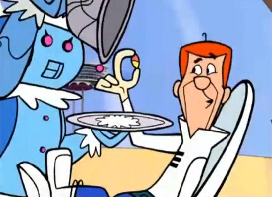 Bite size meals eaten by George Jetson in the Animated comic Sci-fi sitcom The jetsons