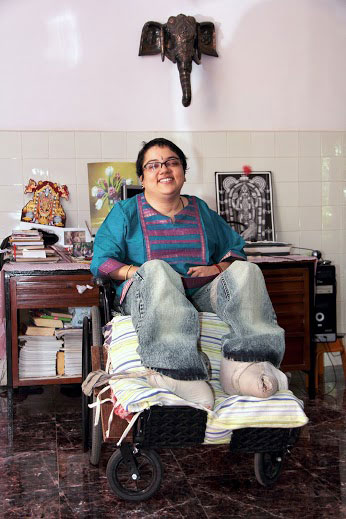 Preethi Srinivasan in her Chennai home