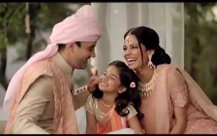 A screen grab from Tanishq's new advertisement that's creating waves