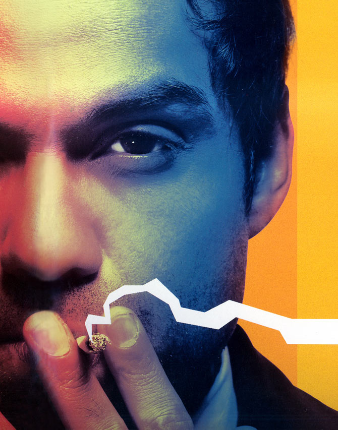 Abhay Deol in a poster of Dev D