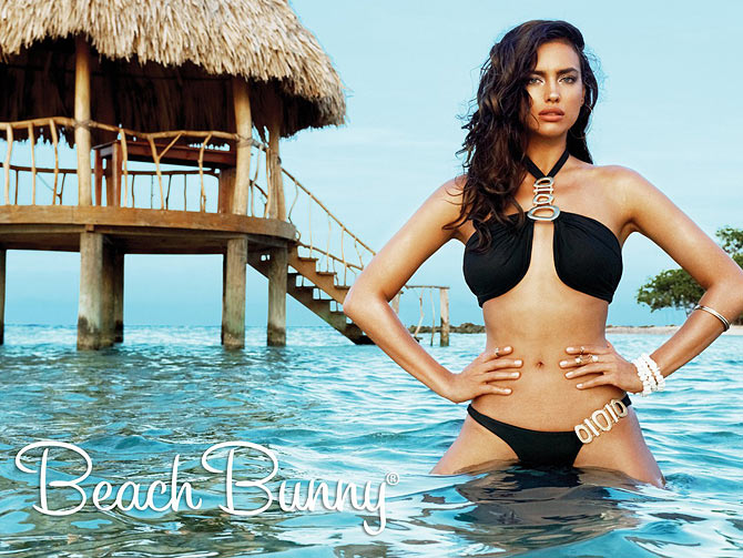 Irina Shayk for Beach Bunny Swimwear
