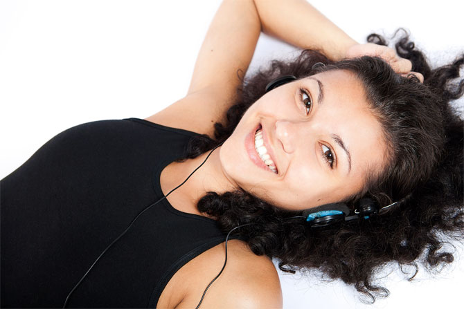 Put on your earphones and listen to your favourite music track or take a quick five-minute nap every few hours.