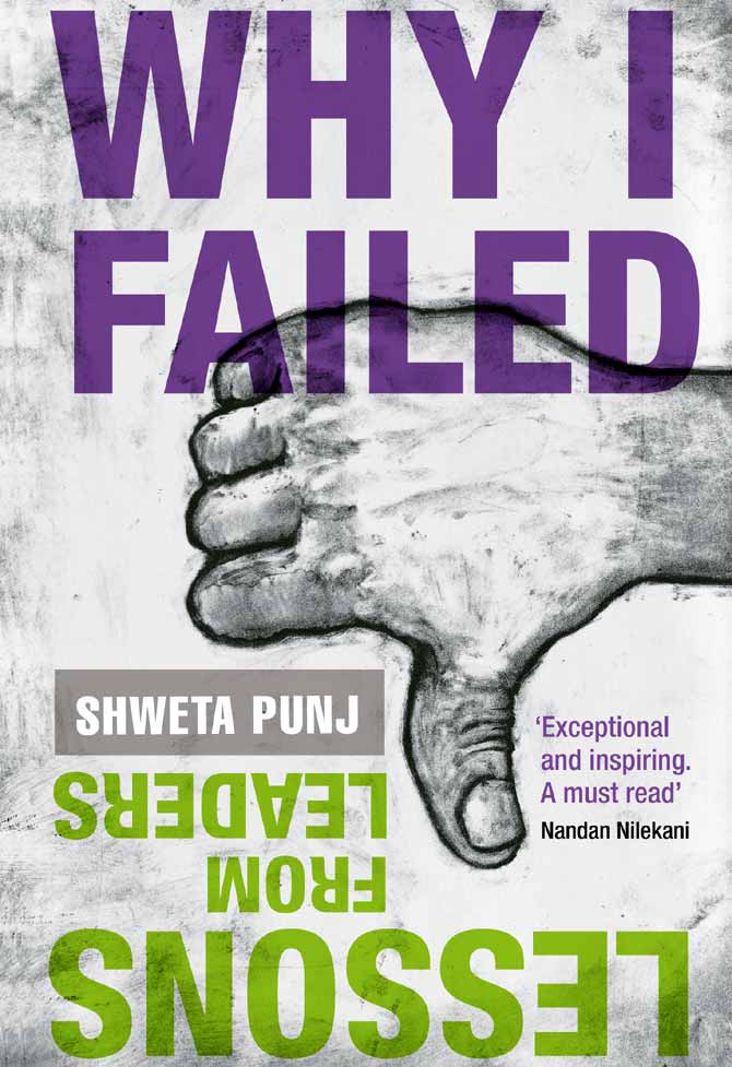 Cover of the Book 'Why I Failed: Lessons from Leaders' by Shweta Punj