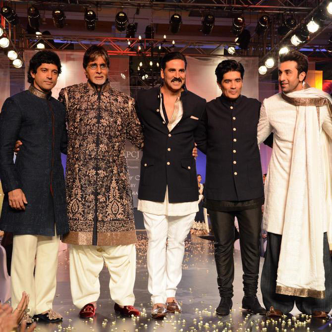 Farhan Akhtar, Amitabh Bachchan, Akshay Kumar, Manish Malhotra and Ranbir Kapoor