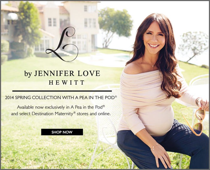 Jennifer Love Hewitt's new spring collection advertisement