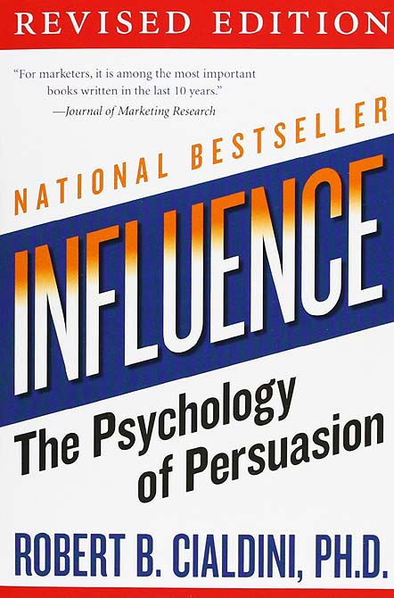 Book cover of Influence: The Psychology of Persuasion