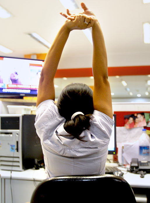 Stretch or move away from your desk every 30 minutes.