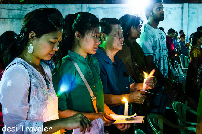 The mass by attended by people from across the country.