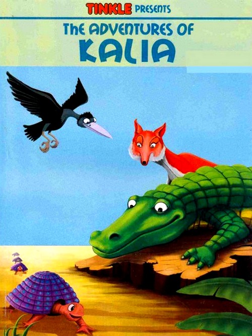 You remember Kalia the crow from Tinkle. What is the name of the crocodile?