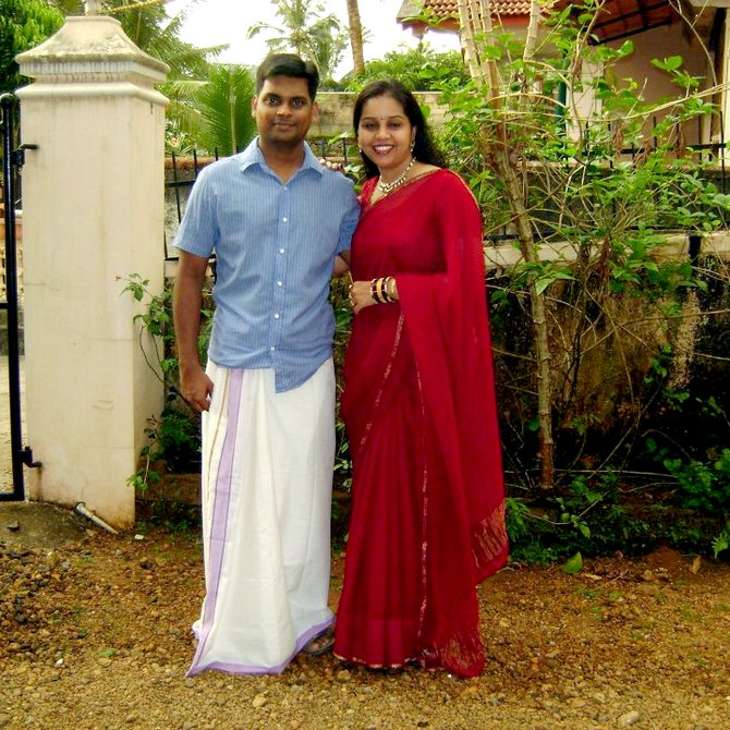Flight Lieutenant Vijay Nair and Mansi Bhatnagar have been married for a little over six years now