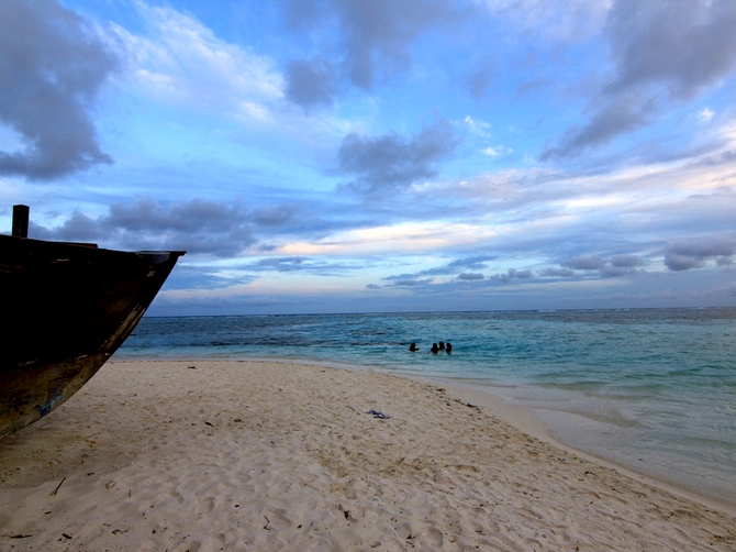 A beache at Maafushi