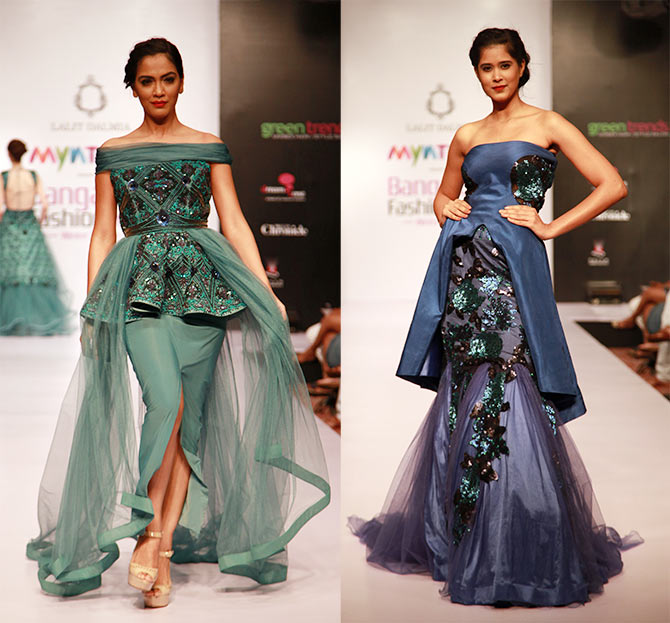 Models in Lalit Dalmia creations.