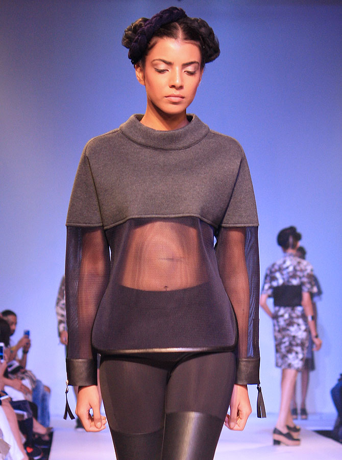 A model in a Dhruv Kapoor creation.