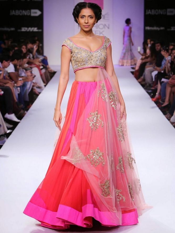 Candice Pinto in an Anushree Reddy creation.