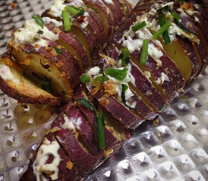 Hasselback Sweet Potatoes