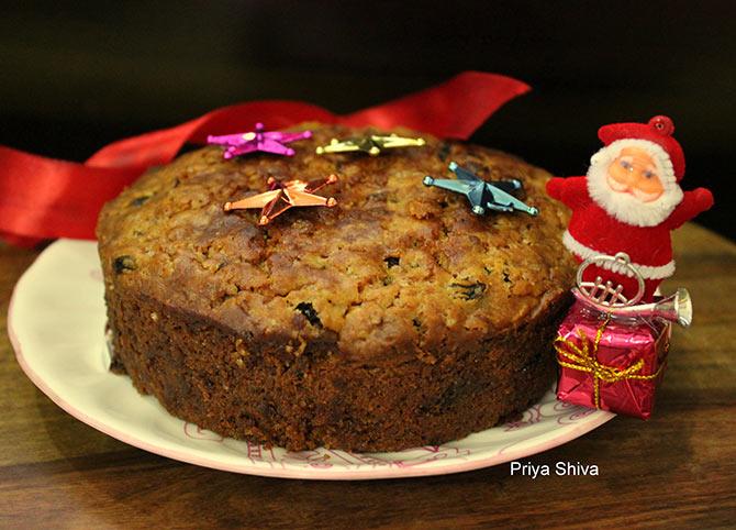 Eggless Fruit Cake