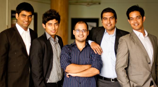 From left: Ankit Mehta, Amardeep Singh, Ashish Bhatt, Vipul Joshi and Rahul Singh