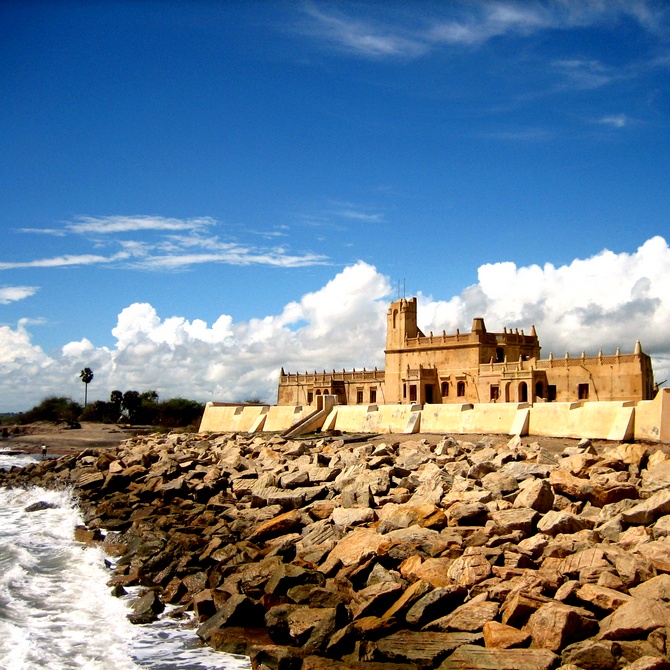 Fort Dansborg in Tharangampadi (Tranquebar) in Tamil Nadu