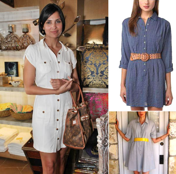 Comfortably casual, the shirt dress is a hot favourite in the celeb circuit