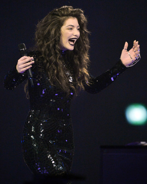 Lorde's style icons are David Bowie, Grace Jones