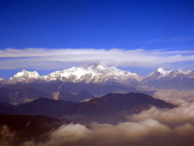 Mount Kangchenjunga, Sikkim.