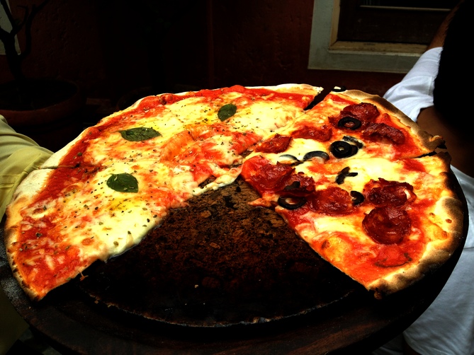 Three words that best describe Tonino: Wood-fired pizza!