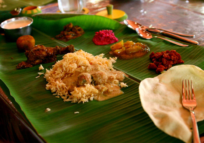 Non vegetarian Chettinadu lunch in Chennai