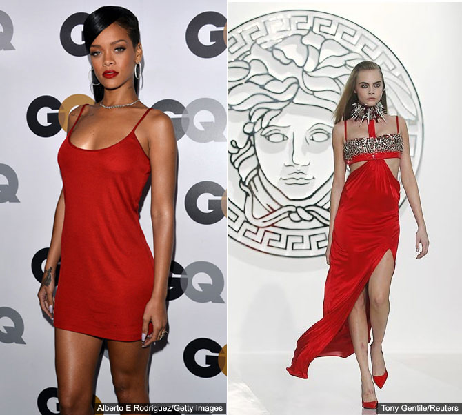 Rihanna (right) and Cara Delevingne