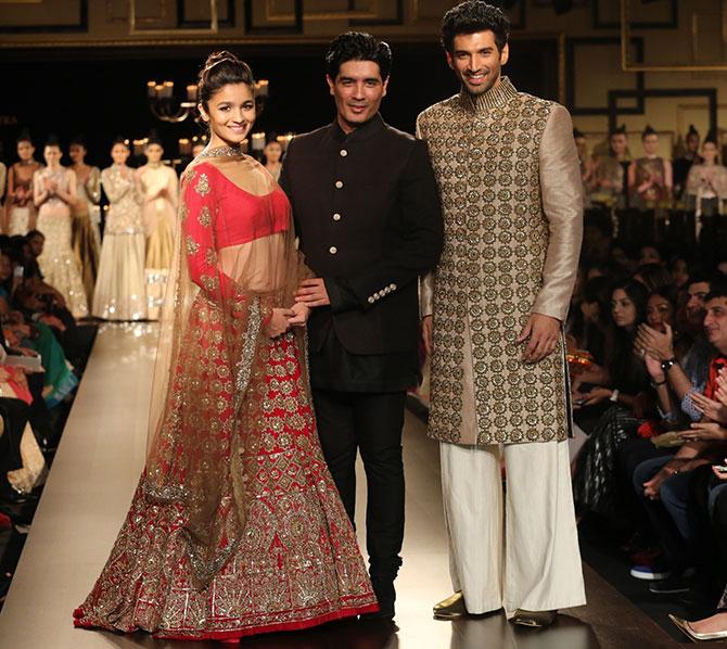 Alia, Manisha and Aditya Roy Kapoor