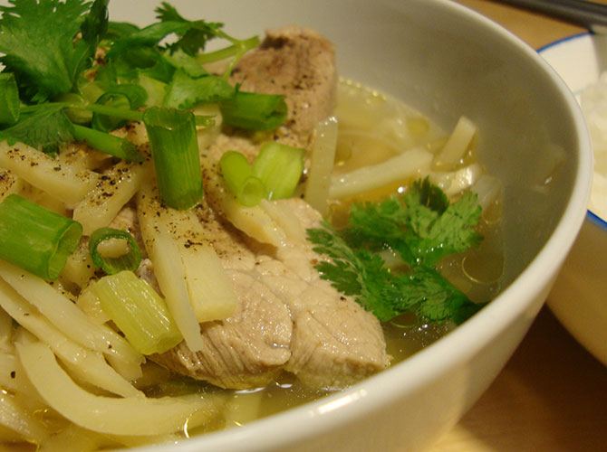 Pork with bamboo shoots