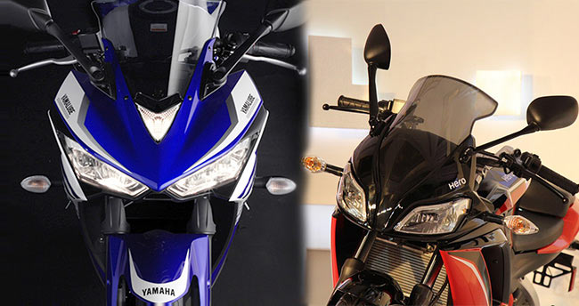 While Motocorp has sharp details, R25 is more robust.