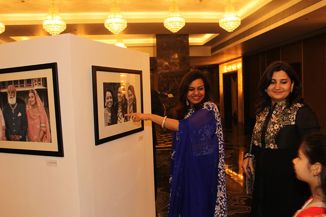Sangita Jindal and Gayatri Ruia at the launch of Meri Beti Meri Shakti.