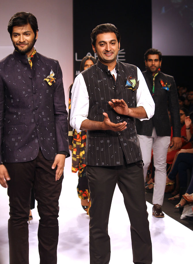 Ali Fazal and Digvijay Singh