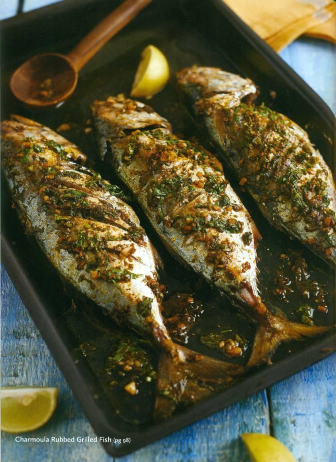 Charmoula Rubbed Grilled Fish