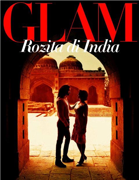 Amit Ranjan on the cover of the Malaysian magazine Glam with actor Rozita Che Wan.