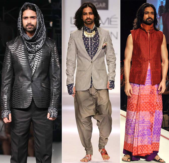 Sometimes you're required to wear strange outfits and accessories, says Amit Ranjan.
