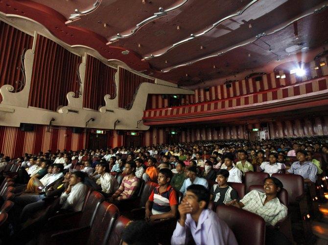 Cinemagoers watching at Dilwale Dulhania Le Jayenge at Maratha Mandir. Owner Manoj Desai says that the film enjoys at least 60 to 70 per cent occupancy on weekdays and runs a full house on weekends.