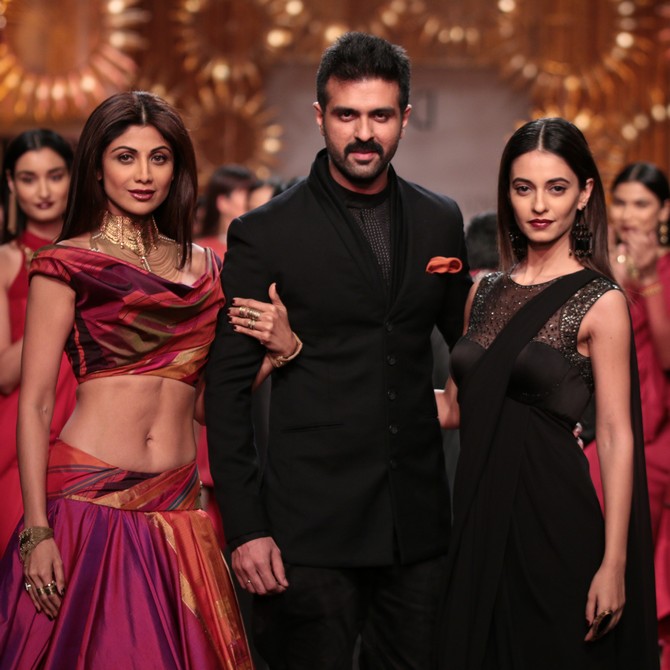 Shilpa Shetty, Harman Baweja and Ayesha Khanna 