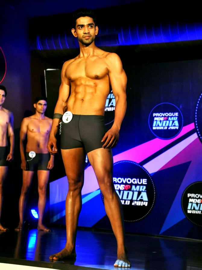 One for the ladies Mr India contestants set the mercury soaring