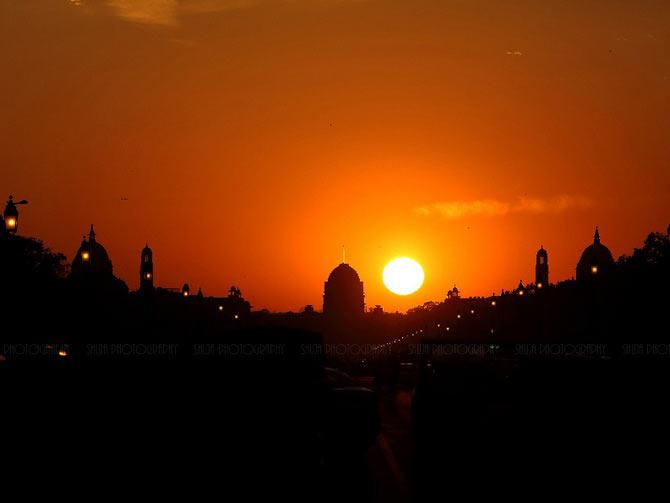 The Rashtrapati Bhavan