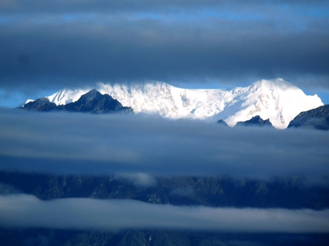 Kangchenjunga, as seen from Ravangla